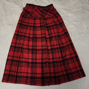 Mister Leonard Wool Tartan Skirt